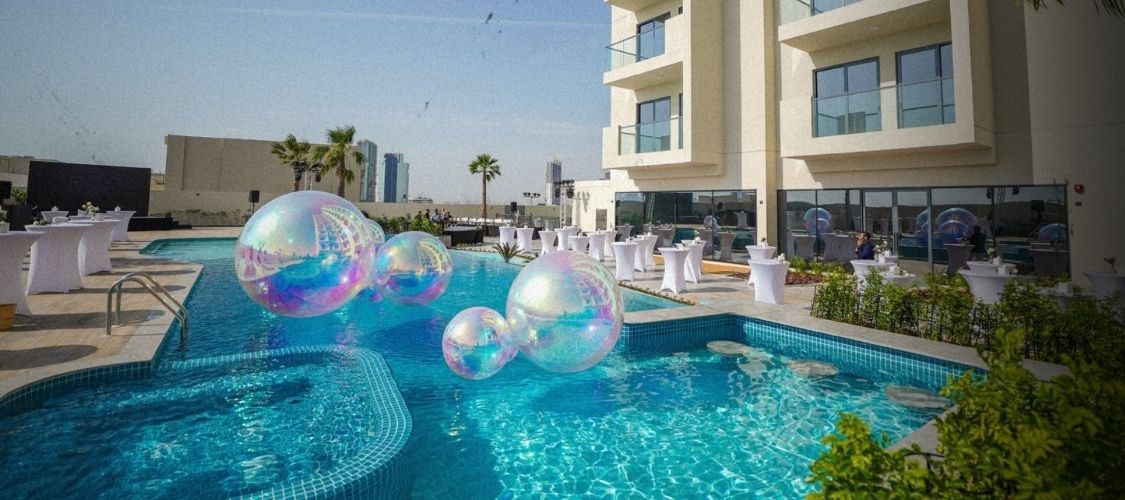Swimming pool decorations