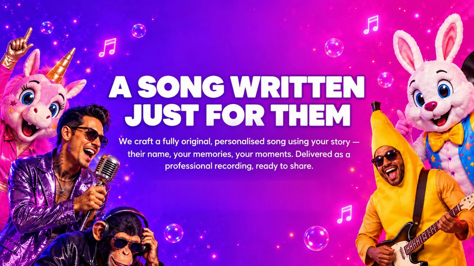 Personalized song gift